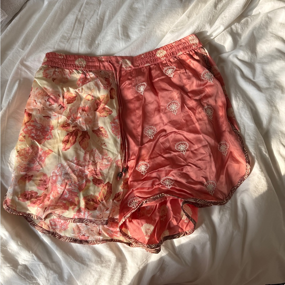 Zara Floral Pink and Cream Skirt